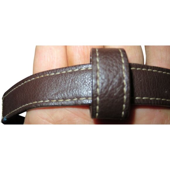 Coach 2012 Penelope in a rich brown supple leather & turn lock front flap - Picture 11 of 13